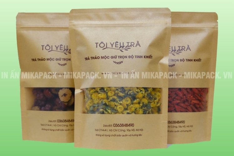 Nhận báo giá bao bì trà giá rẻ tại Mikapack.