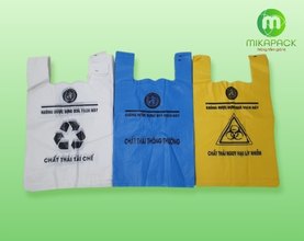 Mikapack sản xuất iúi đựng rác y tế, in theo yêu cầu