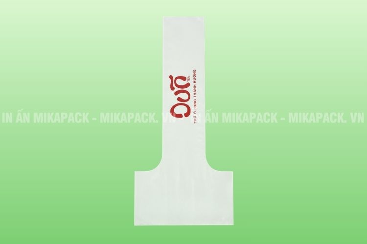 Túi chữ T in logo và slogan thương hiệu rõ nét.