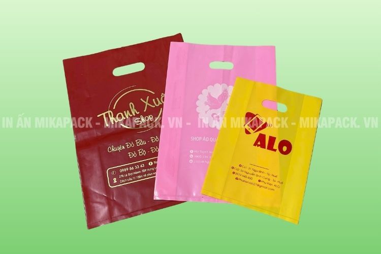 Mẫu in túi bóng theo yêu cầu - túi hột xoài 