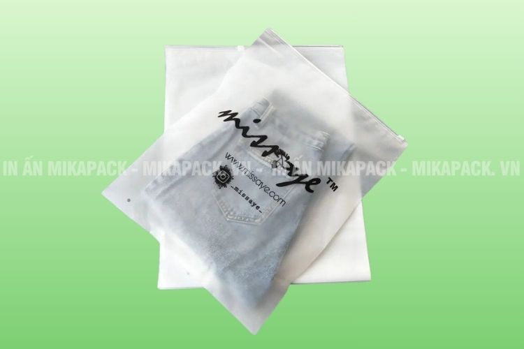 Mẫu in túi zip khóa kéo