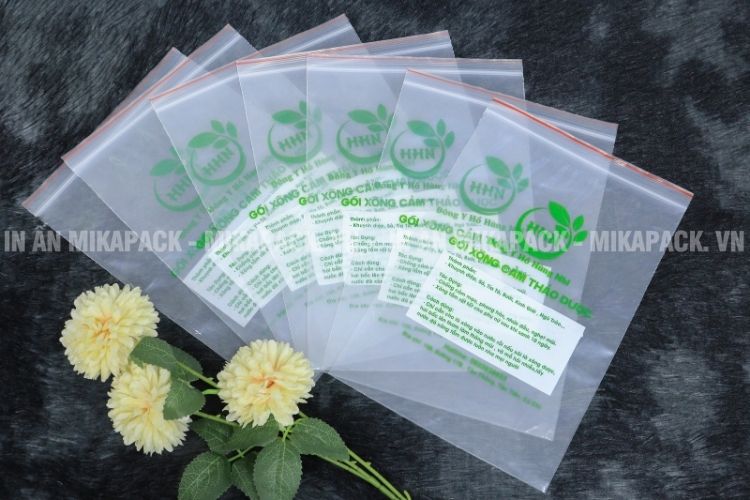 Mẫu in túi nilon theo yêu cầu đơn giản, tinh tế