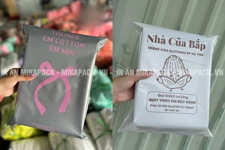 Mikapack in túi ni lông giá rẻ hà nội đựng quần áo