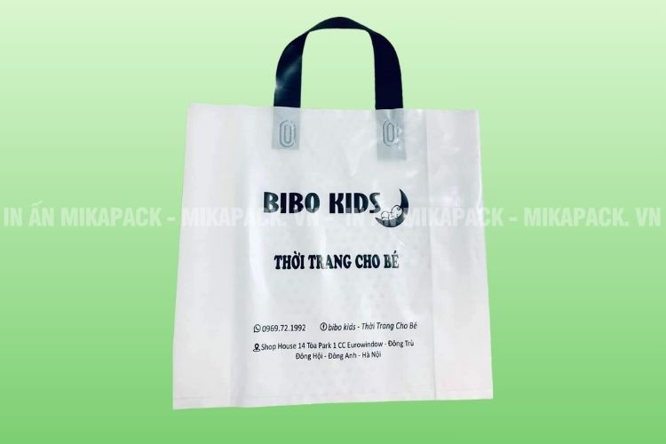 Mikapack in túi ni lông giá rẻ Hà Nội đựng đồ trẻ em