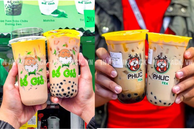 Mẫu in ly trà sữa đẹp