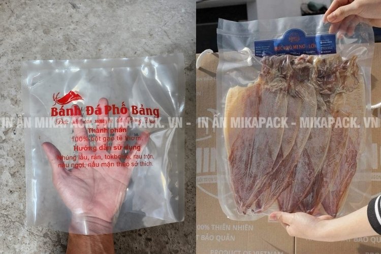 Thiết kế in ấn bao bì túi PA hút chân không