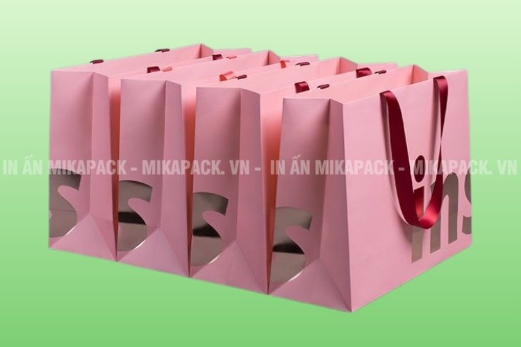 Gia công sau in túi giấy dành cho shop thời trang giúp tăng tính thẩm mỹ