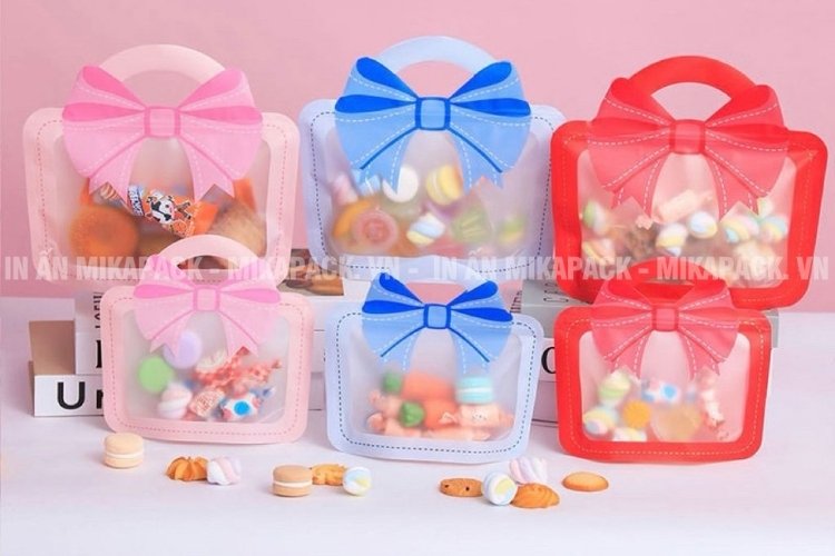 Chọn kích thước túi zip phù hợp trọng lượng bánh kẹo cần đóng gói