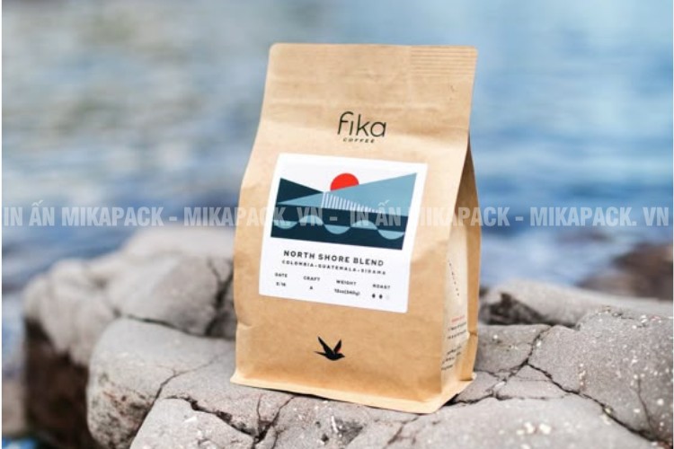 Mẫu in túi zip 8 cạnh giấy ấn tượng