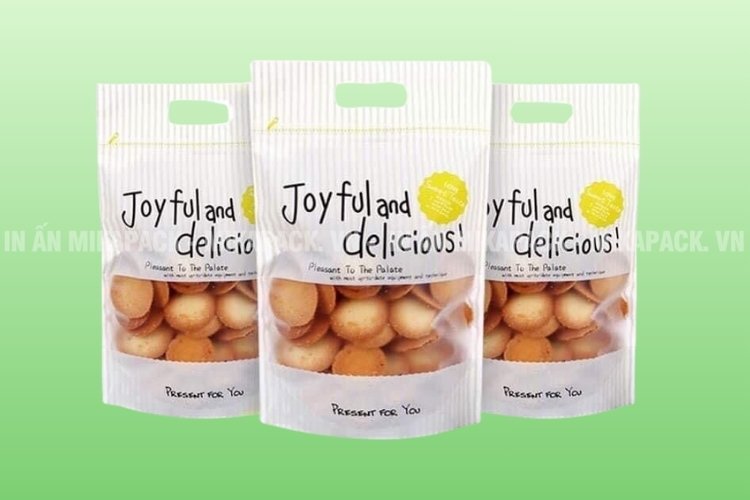 Mikapack sản xuất và in túi zip đựng bánh kẹo uy tín