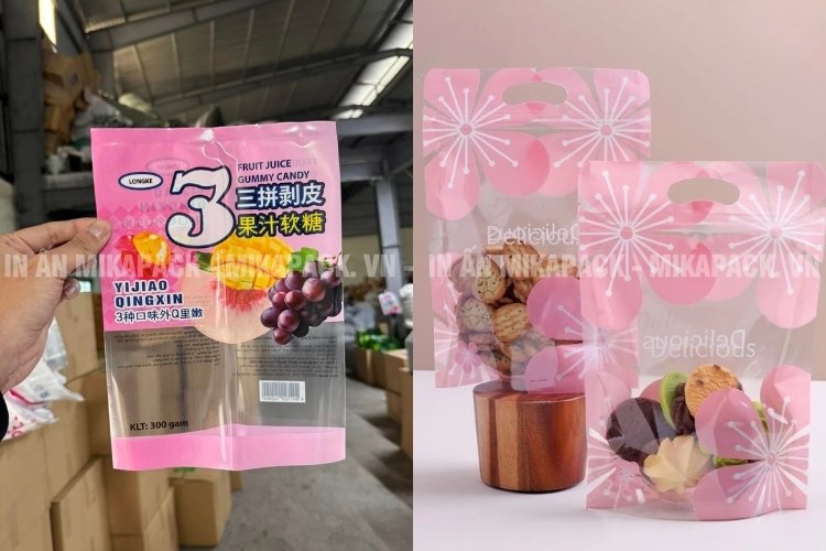 Mikapack - Xưởng in túi zip đựng bánh kẹo giá sỉ cực rẻ