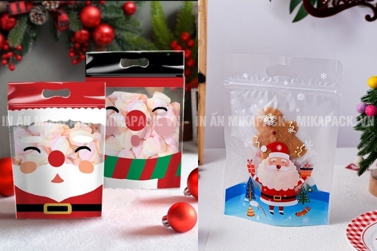 Túi zip đựng bánh kẹo trong suốt dễ nhìn thấy sản phẩm