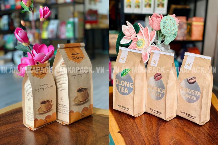 Bao bì nông sản đựng cà phê đảm bảo khả năng chống ẩm giữ mùi tốt