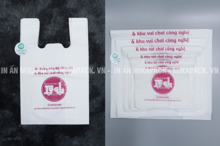 Mikapack báo giá sản xuất túi siêu thị chuyên nghiệp, nhanh chóng.