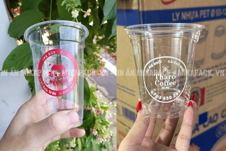 Ly nhựa thường làm từ chất liệu PP và PET