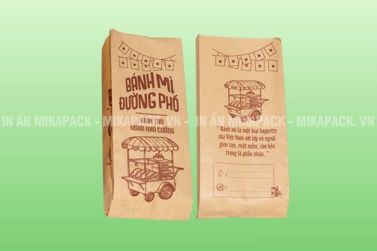 Mẫu túi bánh mì đường phố