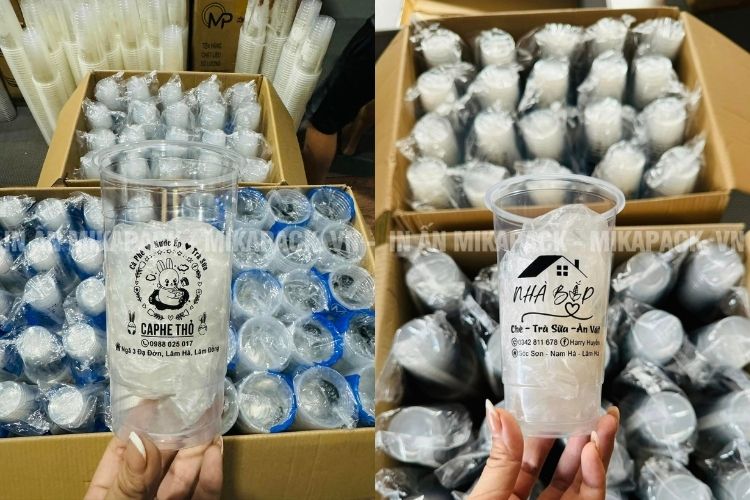 Mikapack - Xưởng in ly nhựa giá rẻ, giao nhanh chóng cho khách HCM