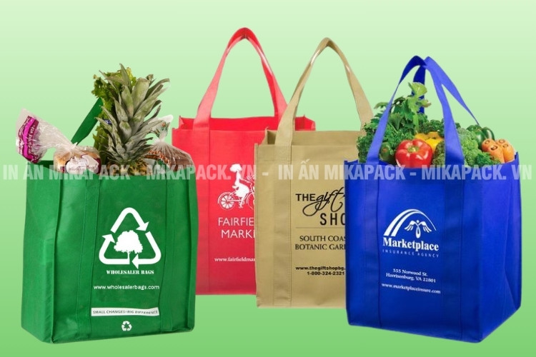 Túi vải không dệt có độ bền cao, hỗ trợ in ấn với chi phí rẻ.