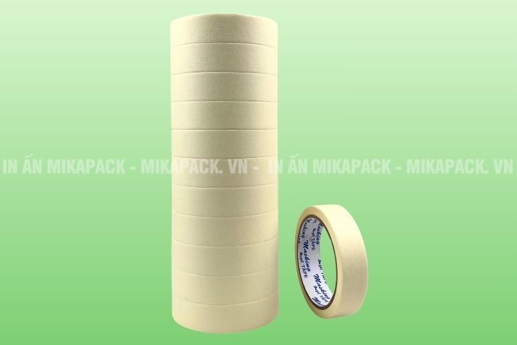 1 cuộn băng keo giấy dài bao nhiêu m? Dài từ 10 đến 50m