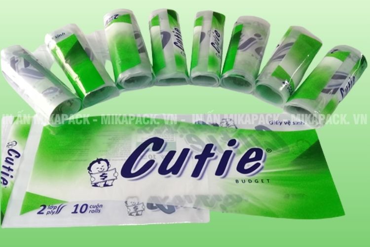 Bao bì giấy vệ sinh làm từ chất liệu LDPE