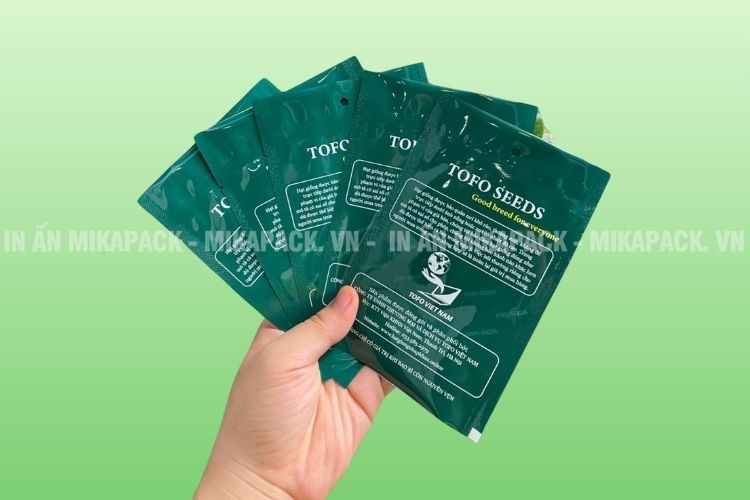Bao bì hạt giống chịu lực tốt, dễ dàng xếp chồng lên nhau