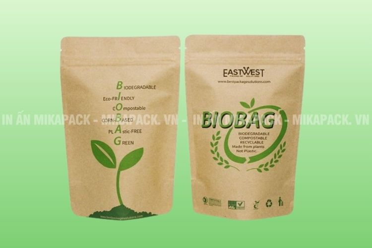 Bao bì hạt giống dùng chất liệu chính là giấy Kraft