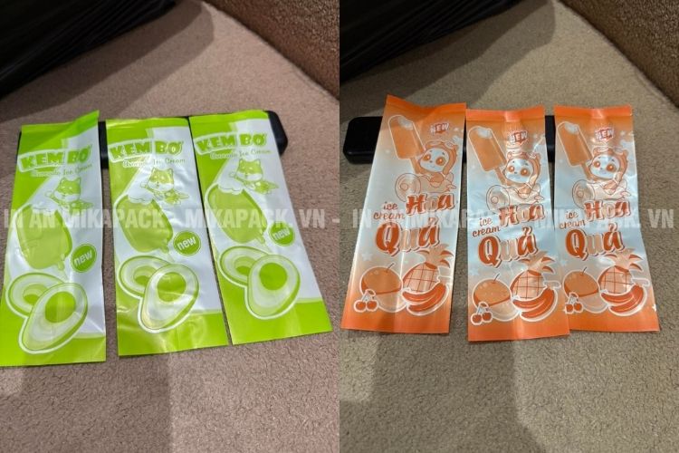 Bao bì kem làm từ chất liệu màng ghép phức hợp