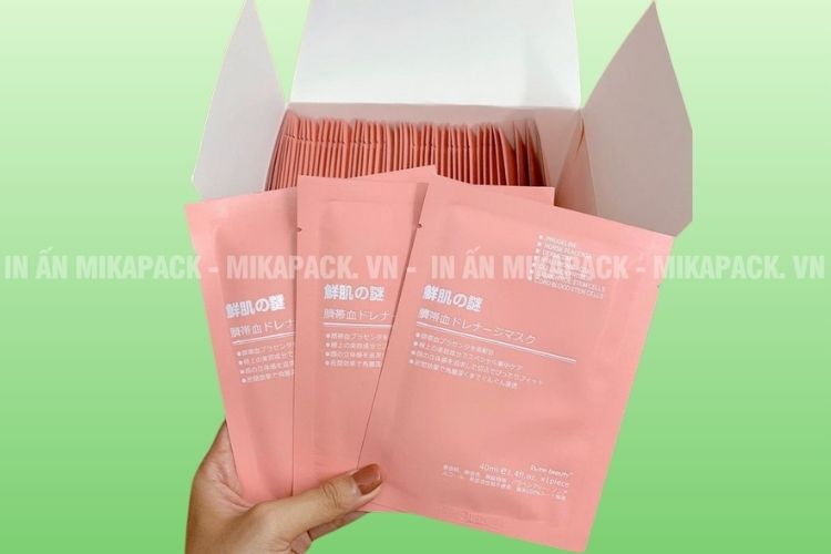 Bao bì mỹ phẩm với tông màu từ trắng đến hồng