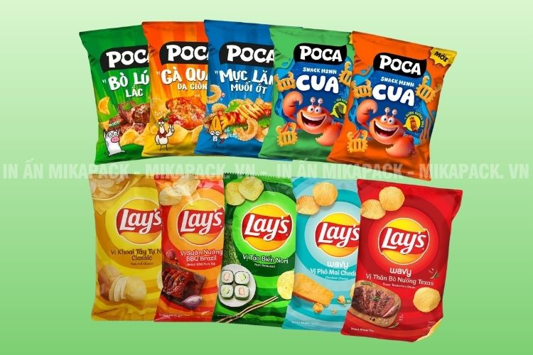 Bao bì snack giúp bảo vệ sản phẩm, hỗ trợ in ấn tốt