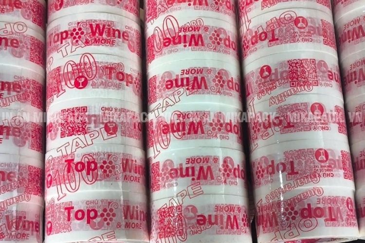 Độ dày 50 mic của băng keo 100 yard được ưa chuộng và sử dụng phổ biến