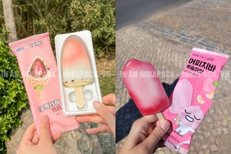 Mẫu thiết kế bao bì kem theo phong cách dễ thương