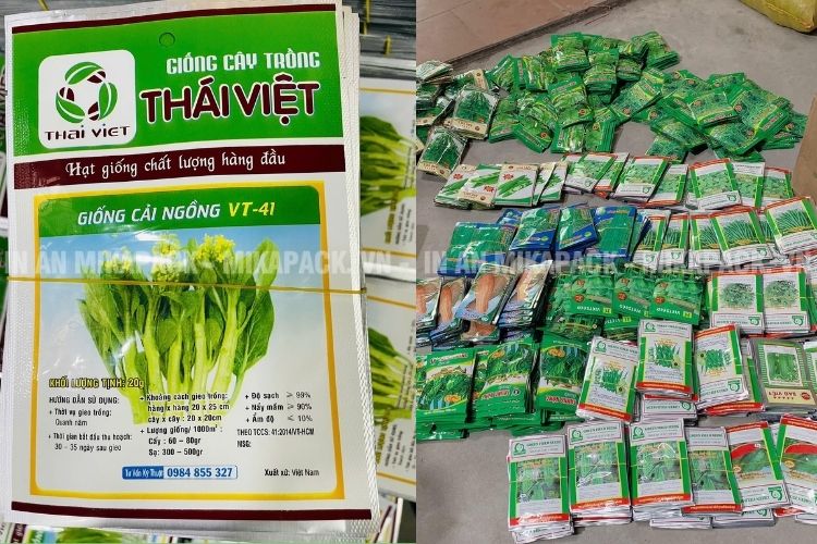 Mikapack cam kết bao bì hạt giống chất lượng, mẫu mã đẹp mắt