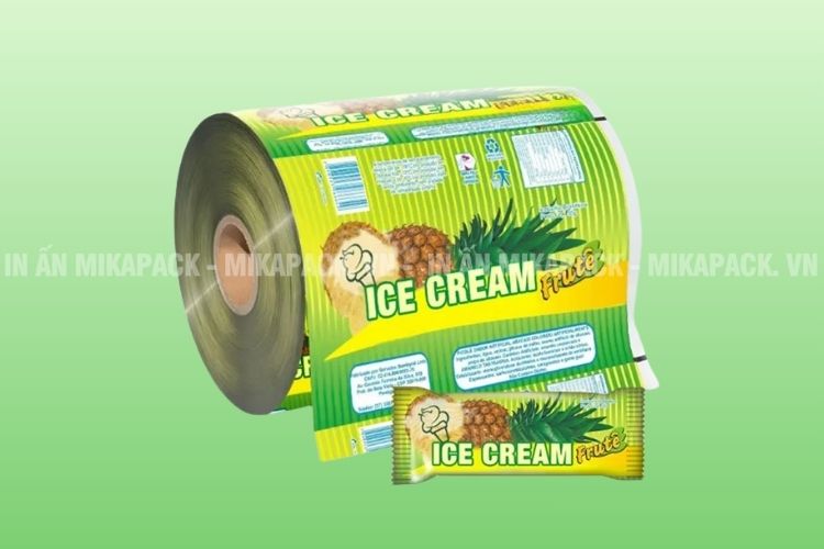Mikapack sản xuất và in ấn bao bì kem dạng cuộn màng ghép uy tín