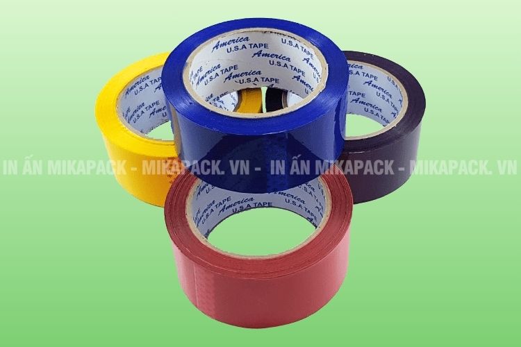 Nhà sản xuất cung cấp thông tin 1 cuộn băng dính dài bao nhiêu m trên bao bì