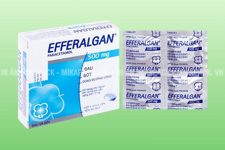 Vỉ thuốc in ấn rõ nét, thông tin đầy đủ theo quy định