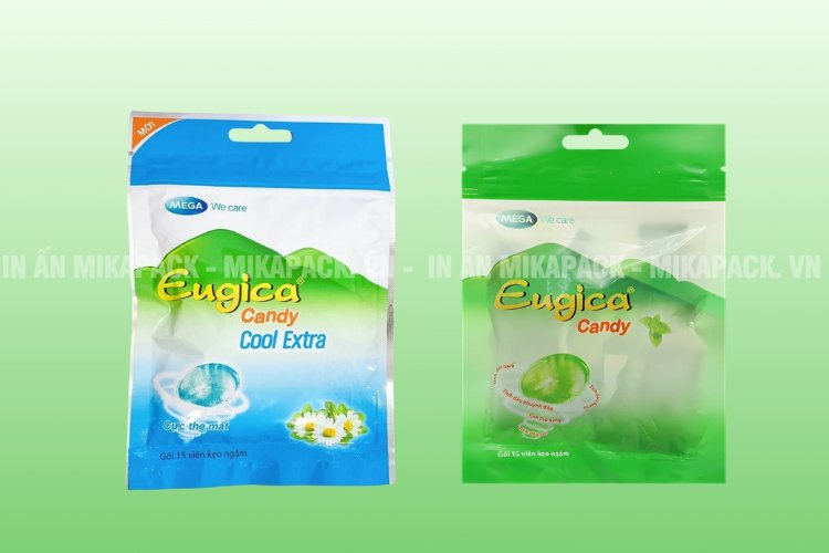 Bao bì túi zip kiểu dáng túi zip 3 biên.