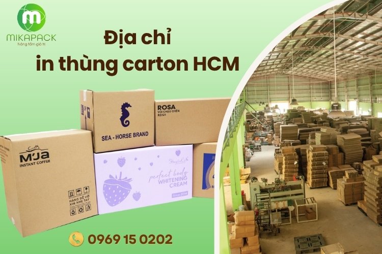 Địa chỉ in thùng carton HCM theo yêu cầu.