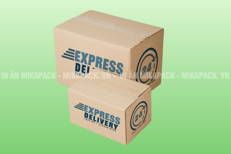 Hộp carton in logo giúp tạo ấn tượng chuyên nghiệp, tin cậy với khách hàng.