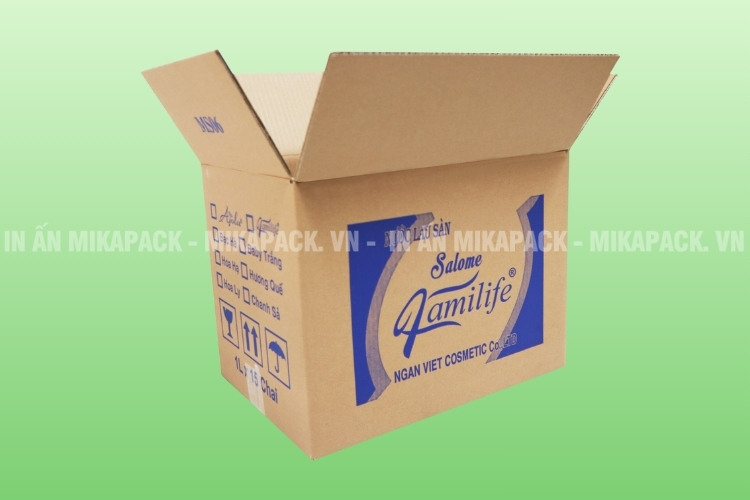 Thùng carton 3 lớp in ấn giá rẻ.