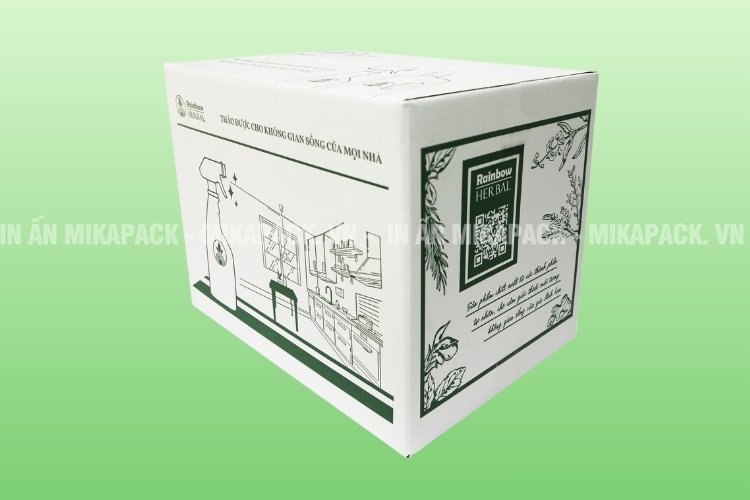Thùng carton in flexo có thời gian sản xuất nhanh, chi phí rẻ.