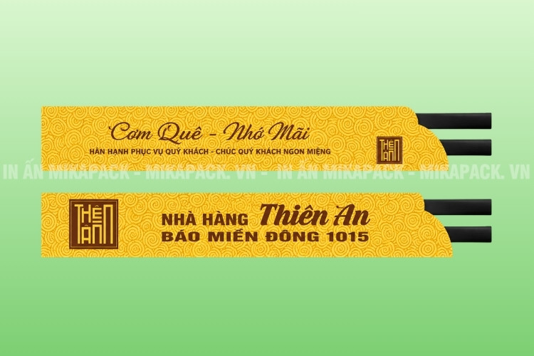 Mẫu bao đũa in hoa văn truyền thống