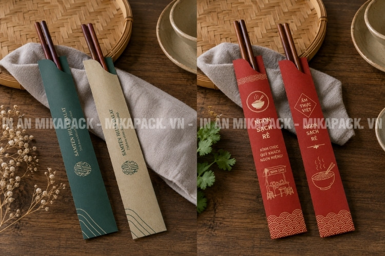 Mẫu bao đũa thanh lịch cho nhà hàng cao cấp