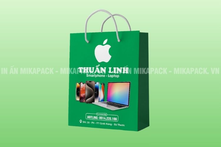 Mẫu túi giấy đựng điện thoại độc đáo