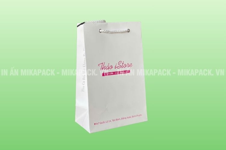 Mẫu túi giấy đựng điện thoại đơn giản