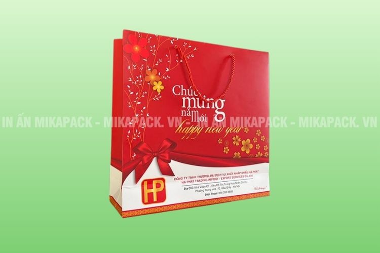 Mẫu túi giấy đựng quà sang trọng và nổi bật