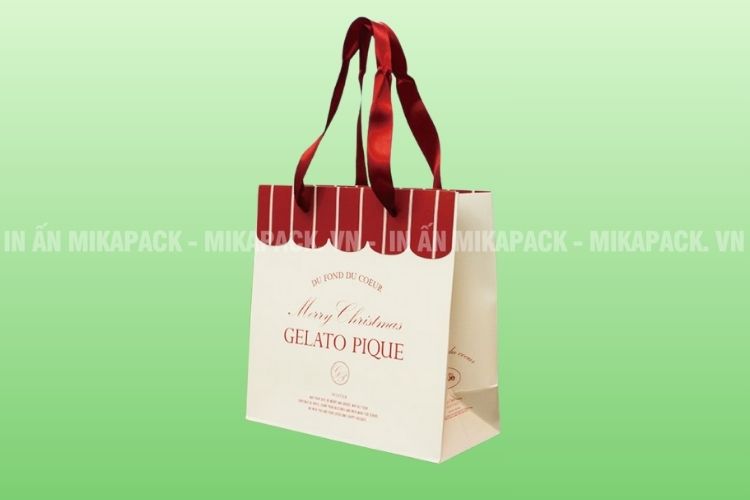 Mẫu túi giấy sang trọng đựng quà giáng sinh