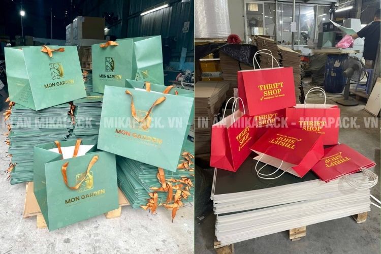 Mikapack cam kết mẫu túi giấy đẹp, giá rẻ, chất lượng cao