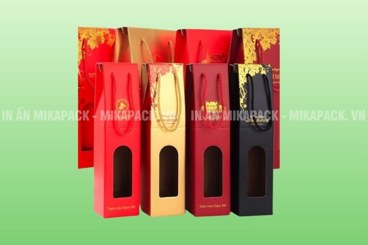 Mikapack là xưởng in túi giấy đựng rượu uy tín, giá thành hợp lý
