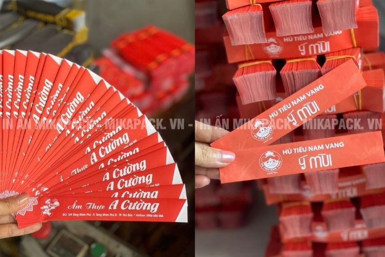 Việc căn chỉnh logo hợp lý trên bao đũa tăng tính thẩm mỹ, tạo cảm giác chuyên nghiệp