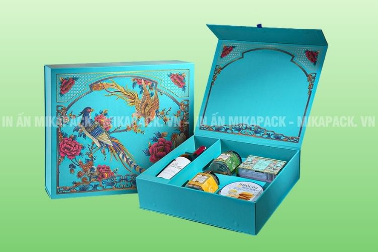 In hộp đựng quà Tết nắp nam châm